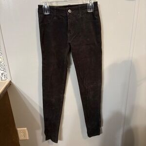 American Eagle Black Corduroy 360° Super Stretch Jeggings Pants (Women's 0 Long)
